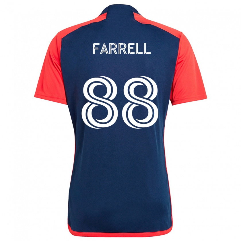 Kandiny Női Andrew Farrell #88 Kék Piros Hazai Jersey 2024/25 Mez Póló Ing