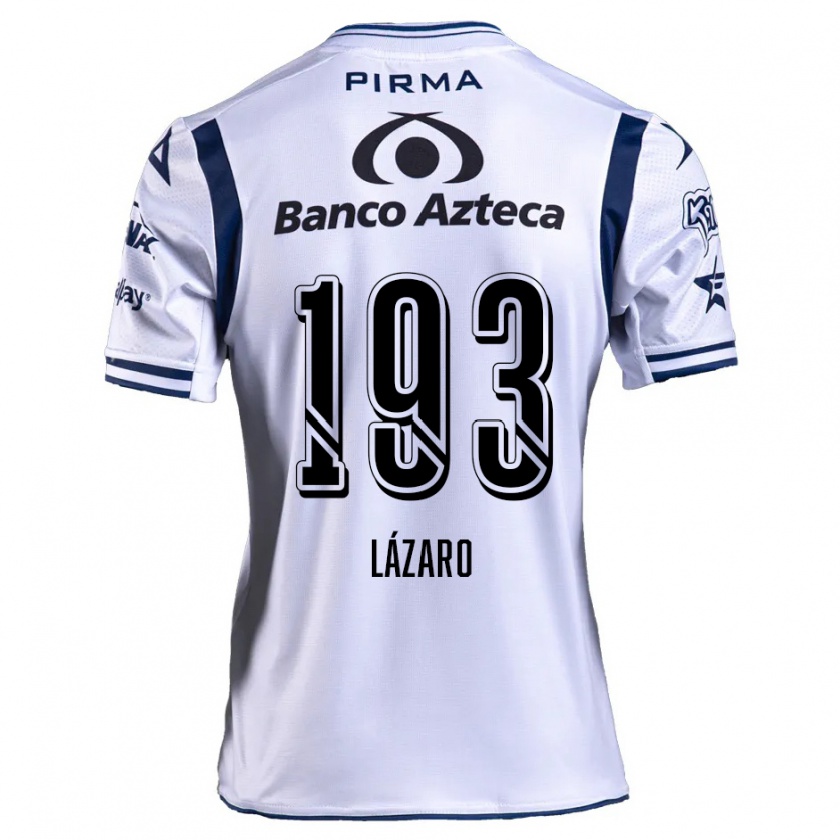 Kandiny Női Juan Lázaro #193 Fehér Sötétkék Hazai Jersey 2024/25 Mez Póló Ing