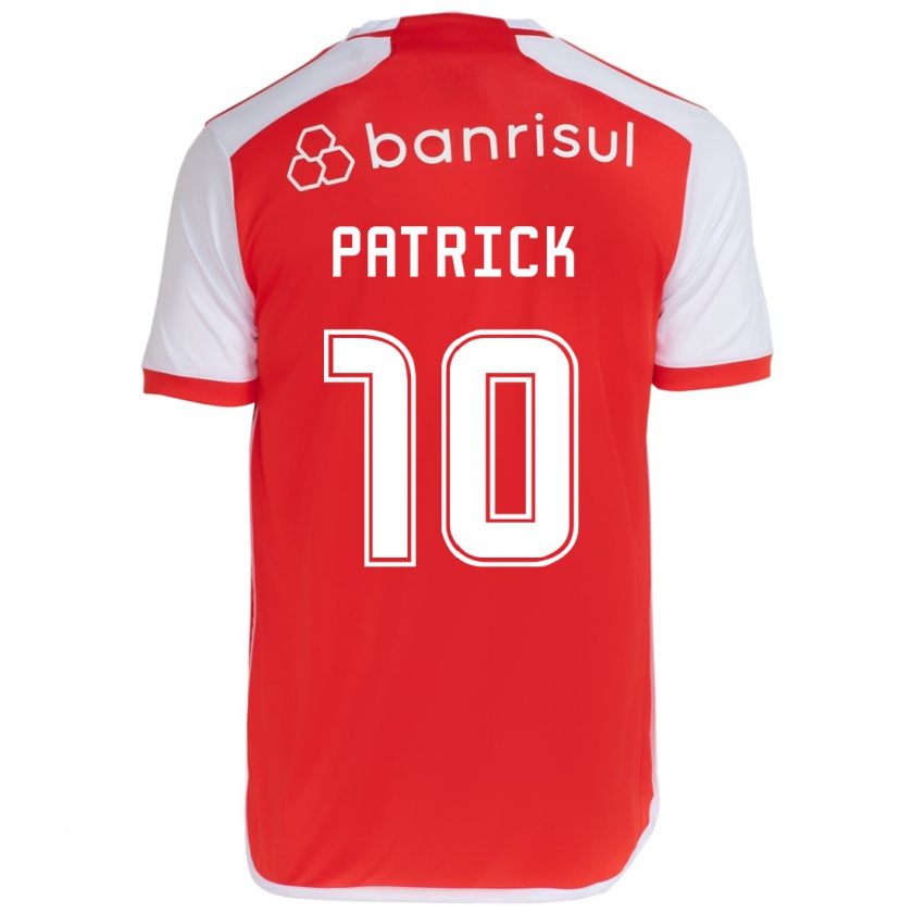 Kandiny Női Alan Patrick #10 Piros Fehér Hazai Jersey 2024/25 Mez Póló Ing