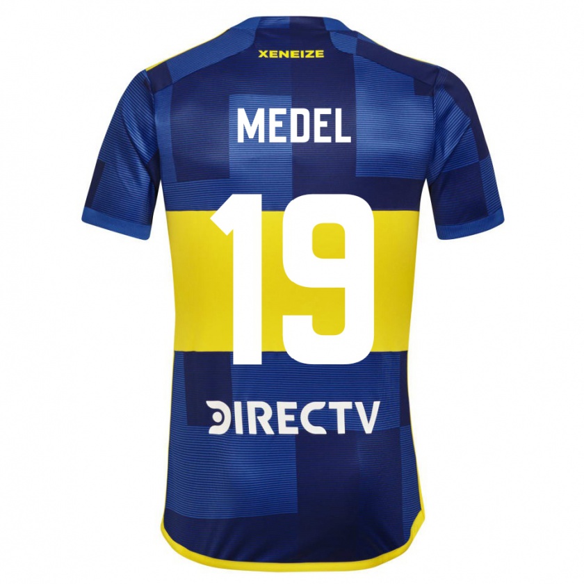 Kandiny Női Gary Medel #19 Kék Sárga Hazai Jersey 2024/25 Mez Póló Ing