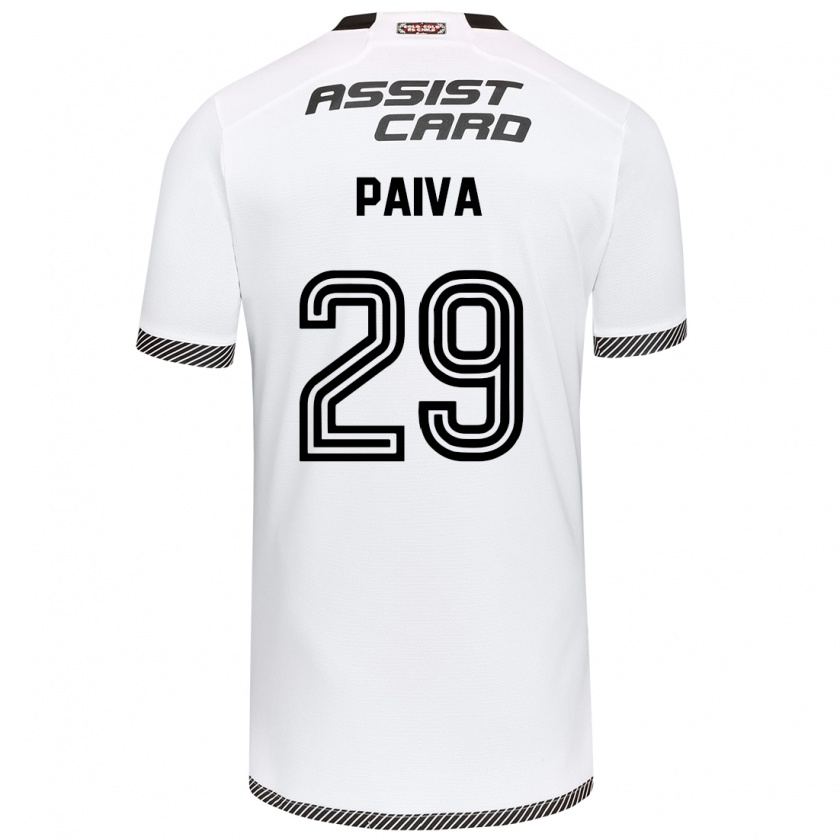 Kandiny Női Guillermo Paiva #29 Fehér Fekete Hazai Jersey 2024/25 Mez Póló Ing