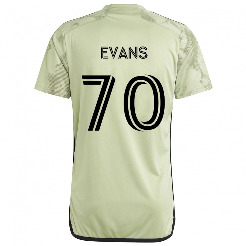 Kandiny Női Matthew Evans #70 Világos Zöld Idegenbeli Jersey 2024/25 Mez Póló Ing