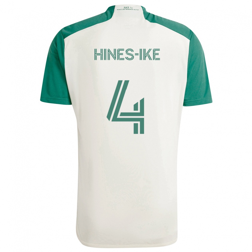 Kandiny Női Brendan Hines-Ike #4 Barna Színek Zöld Idegenbeli Jersey 2024/25 Mez Póló Ing