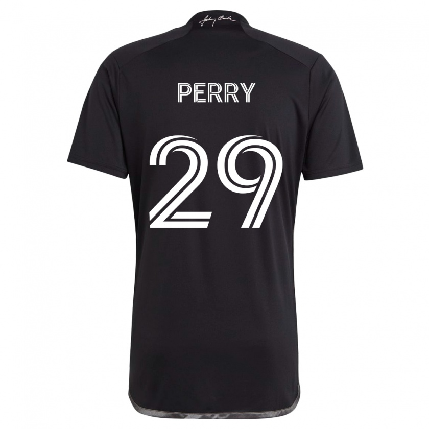 Kandiny Női Nebiyou Perry #29 Fekete Idegenbeli Jersey 2024/25 Mez Póló Ing