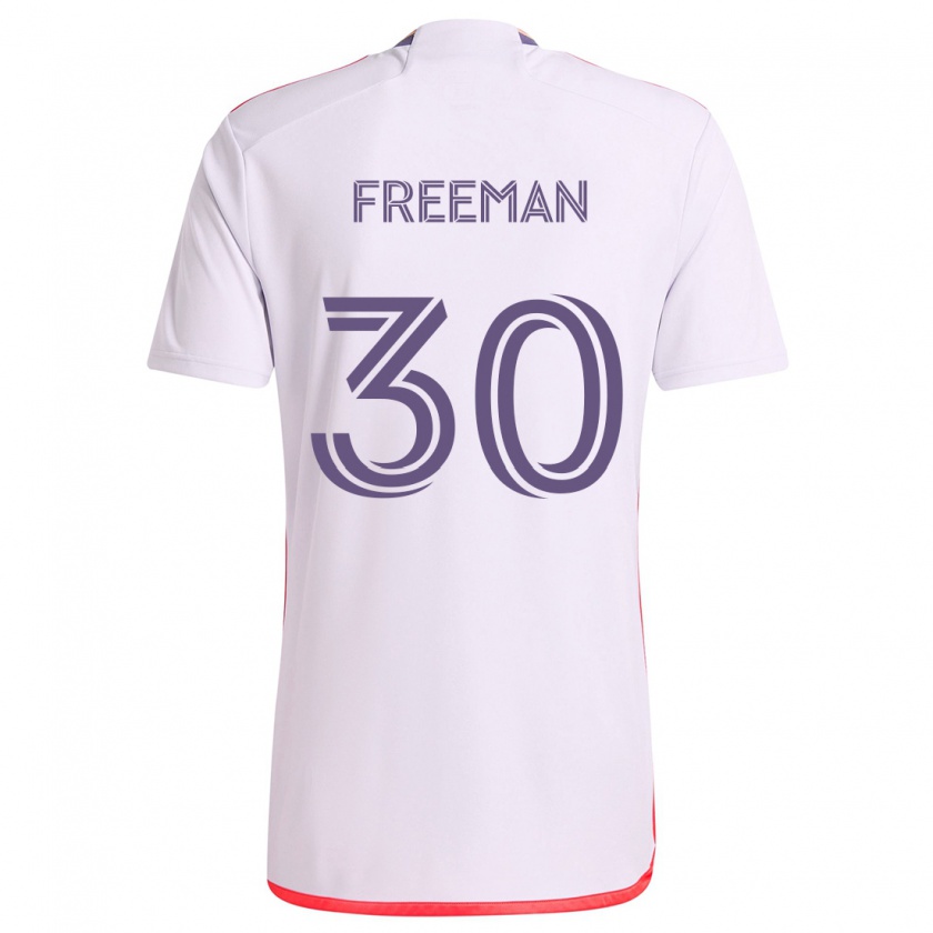 Kandiny Női Alex Freeman #30 Fehér Piros Lila Idegenbeli Jersey 2024/25 Mez Póló Ing