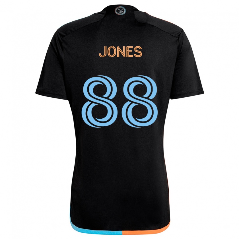 Kandiny Női Malachi Jones #88 Fekete Narancs Kék Idegenbeli Jersey 2024/25 Mez Póló Ing