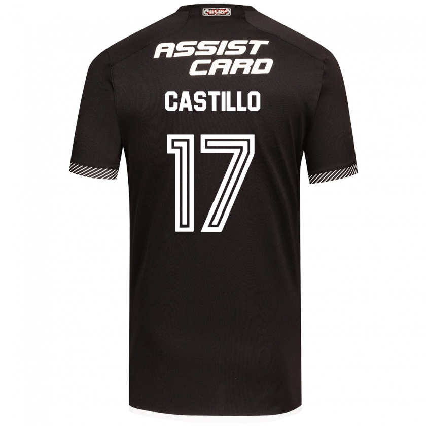 Kandiny Női Fabián Castillo #17 Fekete-Fehér Idegenbeli Jersey 2024/25 Mez Póló Ing