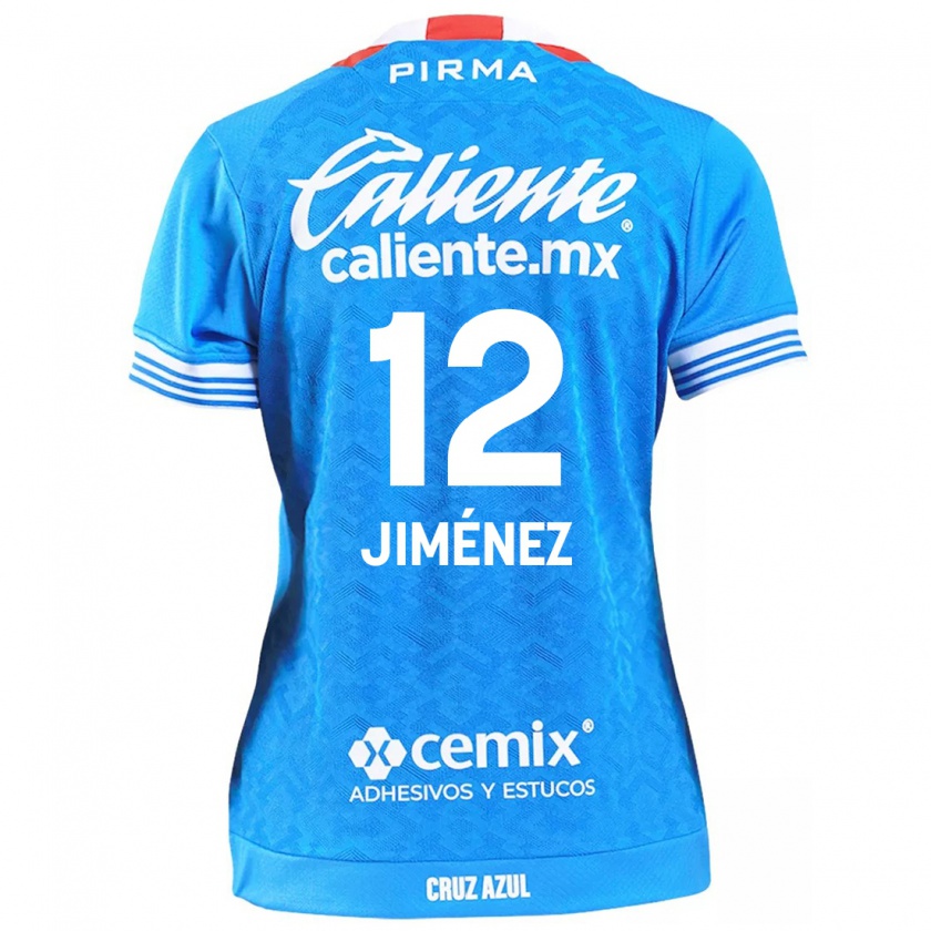 Kandiny Gyermek Luis Jiménez #12 Égszínkék Hazai Jersey 2024/25 Mez Póló Ing