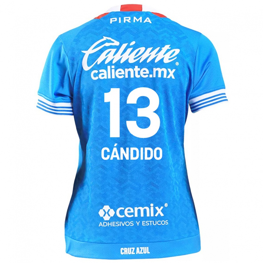 Kandiny Gyermek Camilo Cándido #13 Égszínkék Hazai Jersey 2024/25 Mez Póló Ing