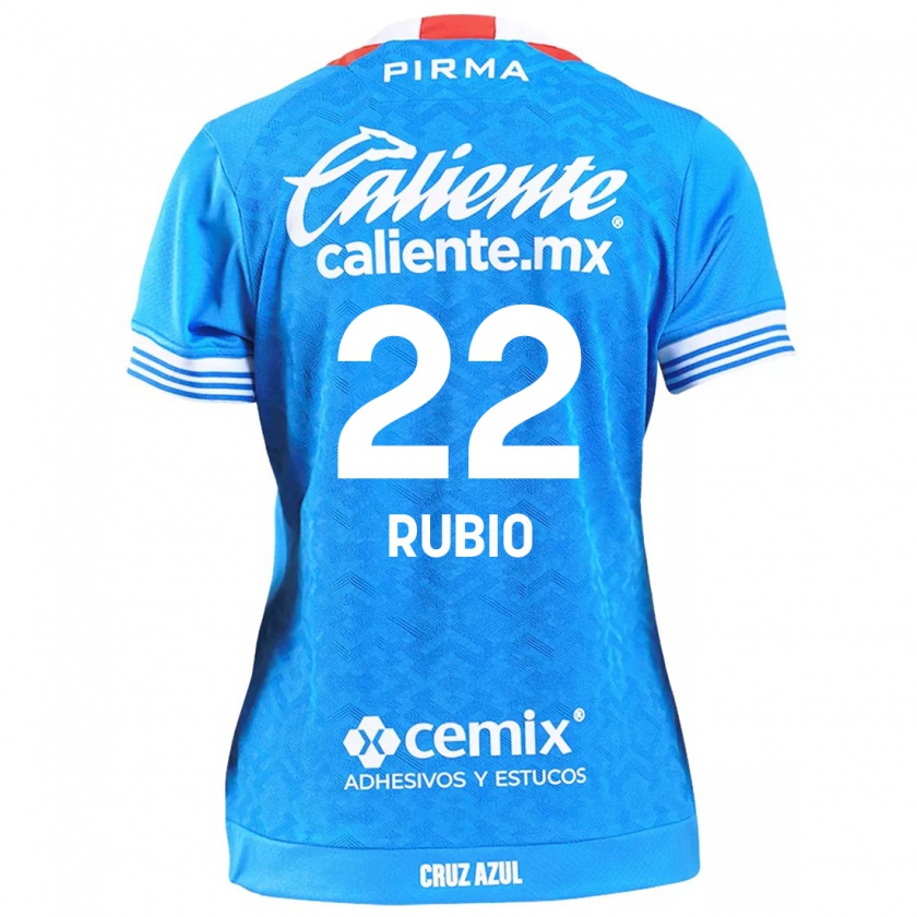 Kandiny Gyermek Raymundo Rubio #22 Égszínkék Hazai Jersey 2024/25 Mez Póló Ing