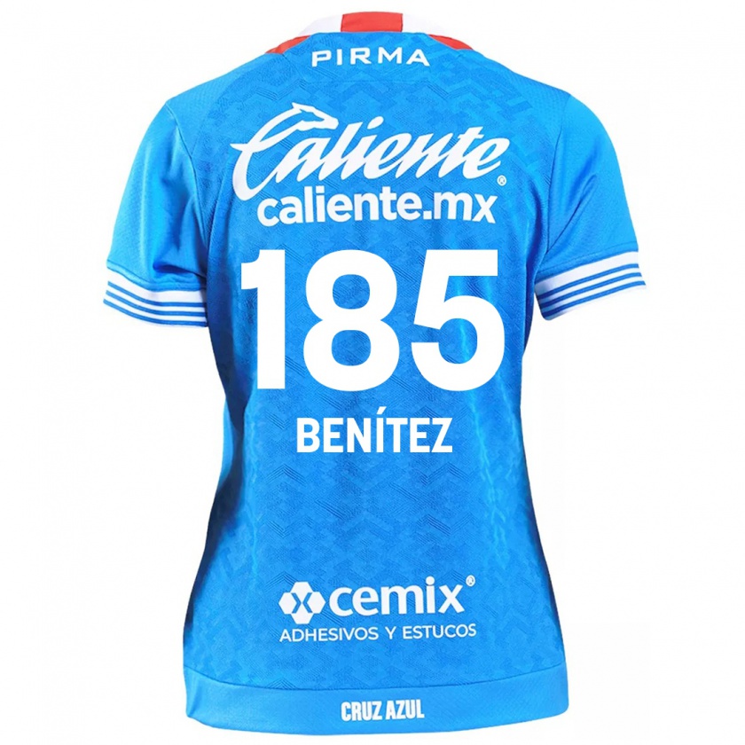 Kandiny Gyermek Cristopher Benítez #185 Égszínkék Hazai Jersey 2024/25 Mez Póló Ing