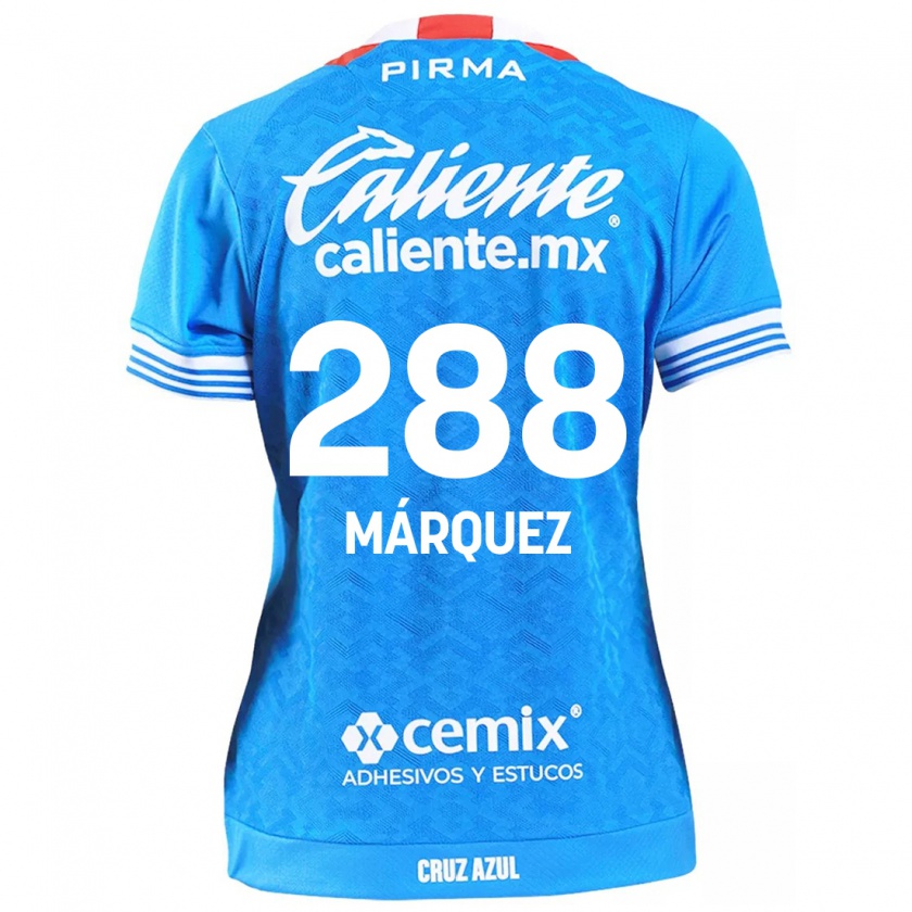 Kandiny Gyermek Víctor Márquez #288 Égszínkék Hazai Jersey 2024/25 Mez Póló Ing