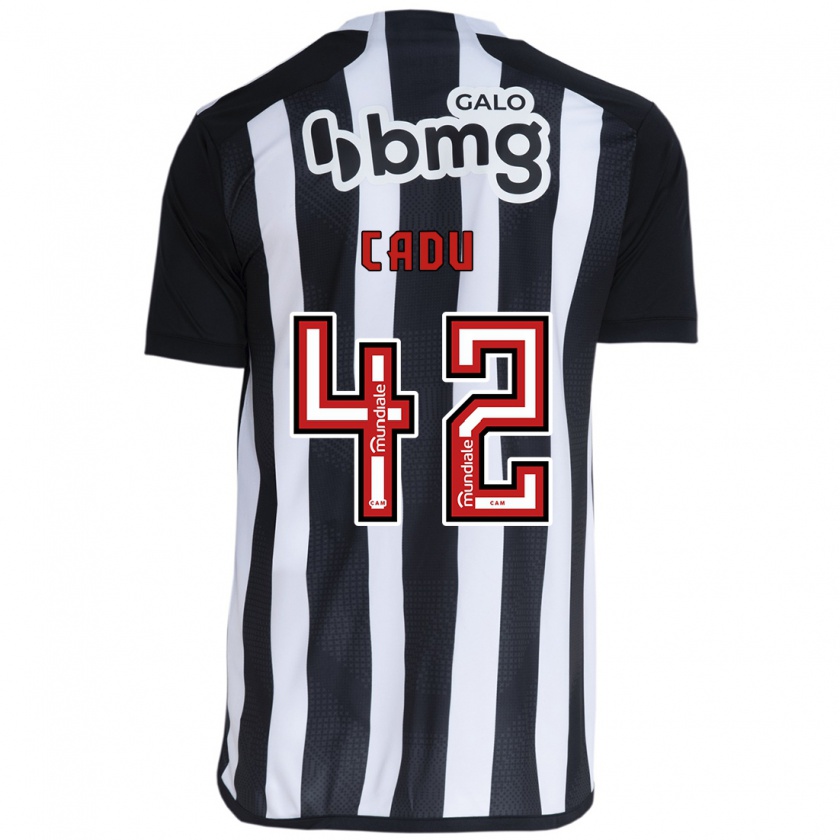 Kandiny Gyermek Cadu #42 Fehér Fekete Hazai Jersey 2024/25 Mez Póló Ing