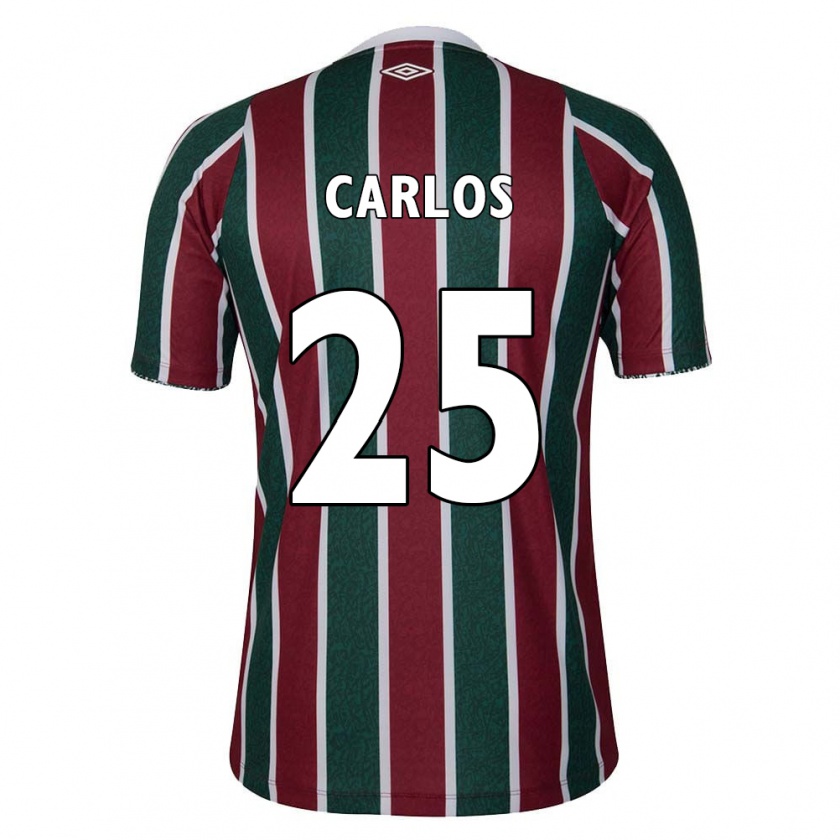 Kandiny Gyermek Antônio Carlos #25 Zöld Barna Fehér Hazai Jersey 2024/25 Mez Póló Ing