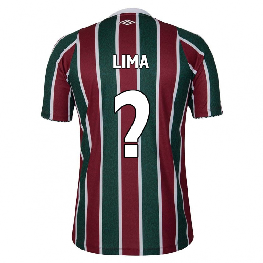 Kandiny Gyermek Daniel Lima #0 Zöld Barna Fehér Hazai Jersey 2024/25 Mez Póló Ing