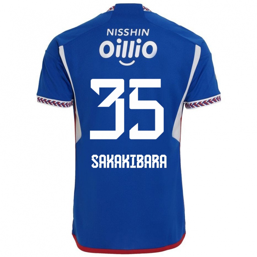 Kandiny Gyermek Keigo Sakakibara #35 Kék Fehér Piros Hazai Jersey 2024/25 Mez Póló Ing