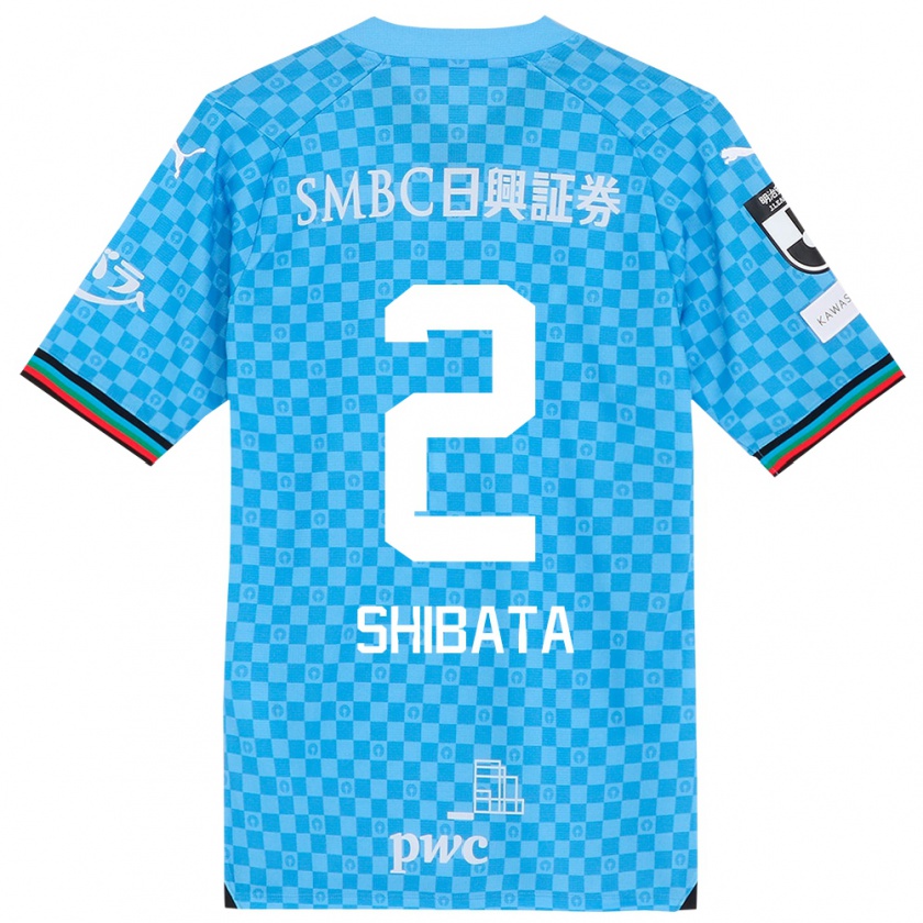 Kandiny Gyermek Shotaro Shibata #2 Azúrkék Hazai Jersey 2024/25 Mez Póló Ing