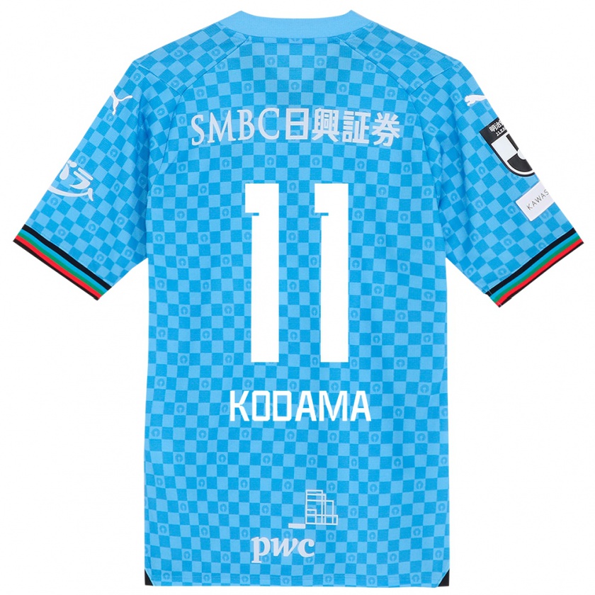 Kandiny Gyermek Shotaro Kodama #11 Azúrkék Hazai Jersey 2024/25 Mez Póló Ing