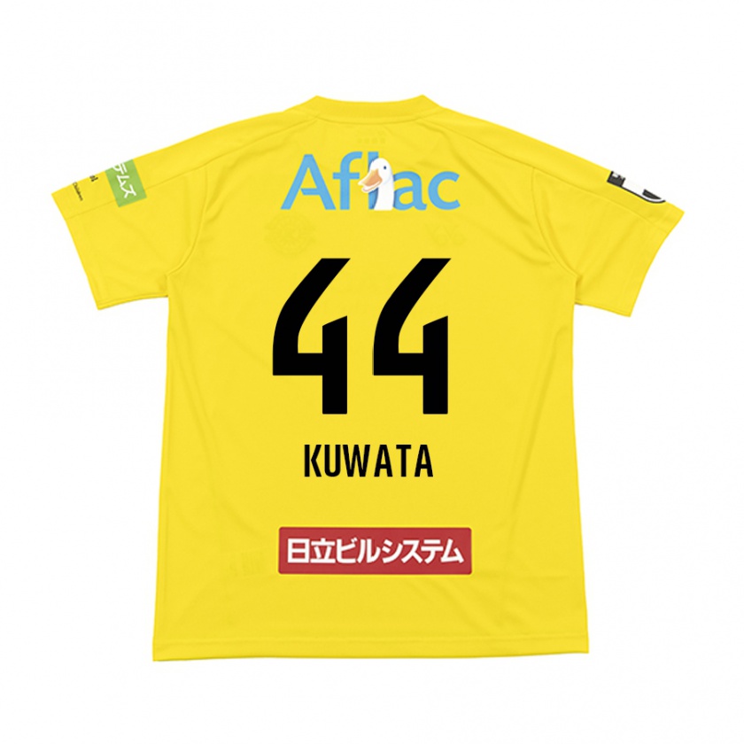 Kandiny Gyermek Taisei Kuwata #44 Sárga Fekete Hazai Jersey 2024/25 Mez Póló Ing