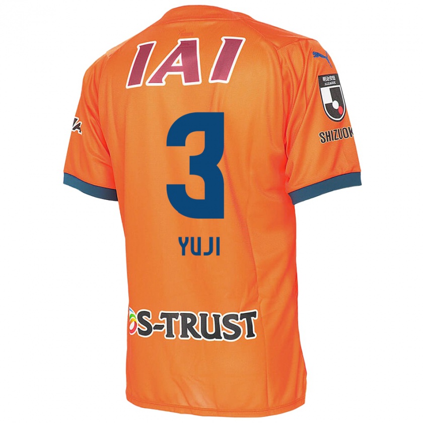 Kandiny Gyermek Yuji Takahashi #3 Orange Blue Hazai Jersey 2024/25 Mez Póló Ing