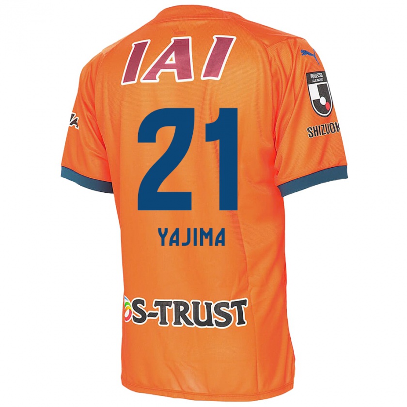 Kandiny Gyermek Shinya Yajima #21 Orange Blue Hazai Jersey 2024/25 Mez Póló Ing