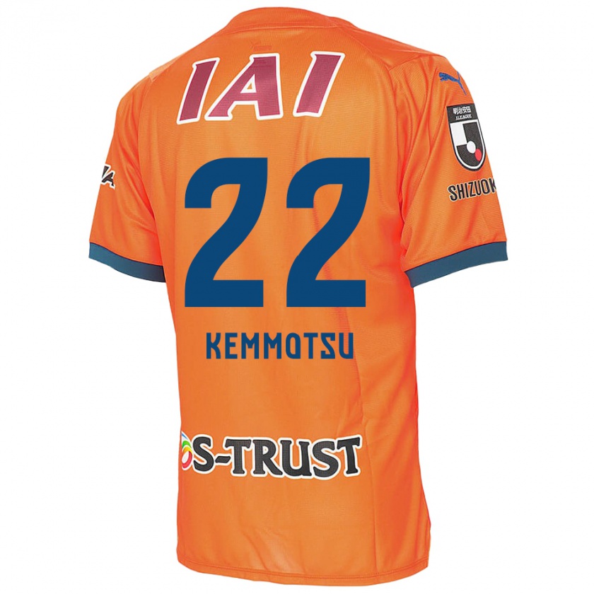 Kandiny Gyermek Takumu Kemmotsu #22 Orange Blue Hazai Jersey 2024/25 Mez Póló Ing