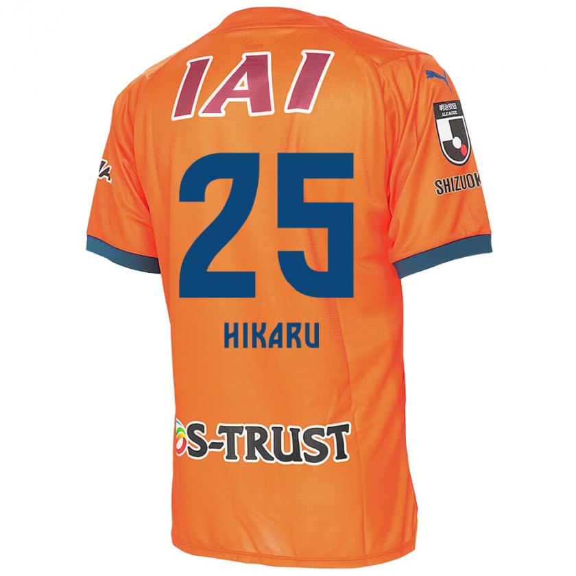 Kandiny Gyermek Hikaru Naruoka #25 Orange Blue Hazai Jersey 2024/25 Mez Póló Ing