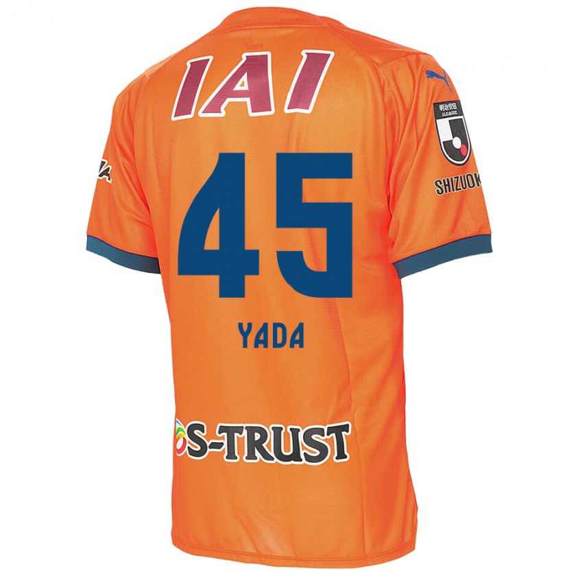 Kandiny Gyermek Ryunosuke Yada #45 Orange Blue Hazai Jersey 2024/25 Mez Póló Ing