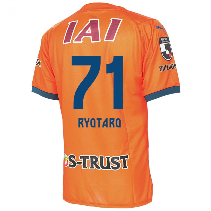 Kandiny Gyermek Ryotaro Nakamura #71 Orange Blue Hazai Jersey 2024/25 Mez Póló Ing