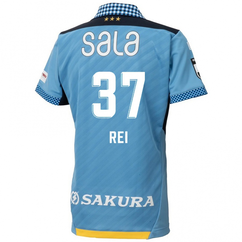 Kandiny Gyermek Rei Hirakawa #37 Kék Fekete Hazai Jersey 2024/25 Mez Póló Ing