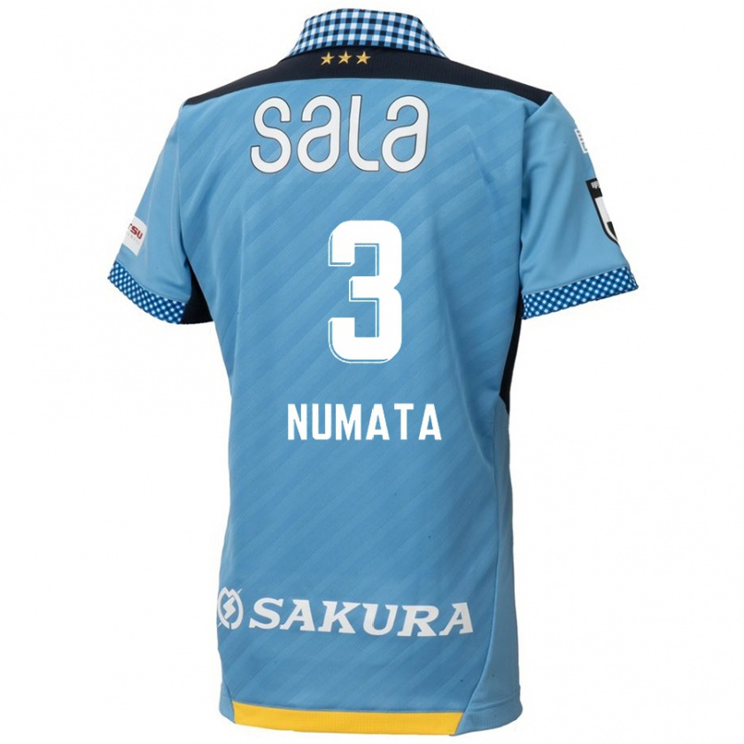 Kandiny Gyermek Taiki Numata #3 Kék Fekete Hazai Jersey 2024/25 Mez Póló Ing