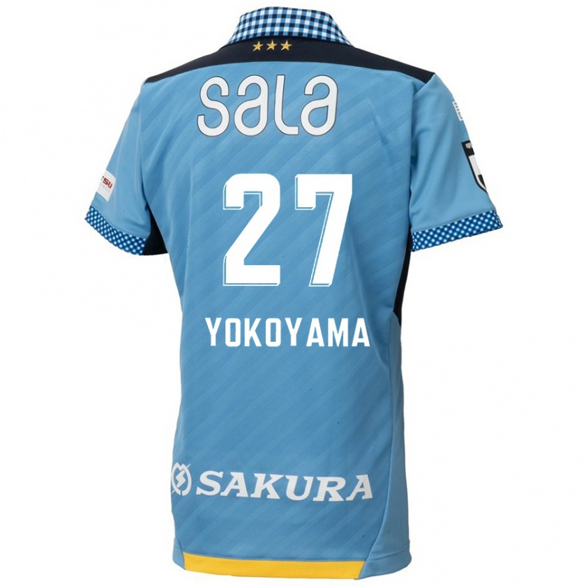 Kandiny Gyermek Kota Yokoyama #27 Kék Fekete Hazai Jersey 2024/25 Mez Póló Ing