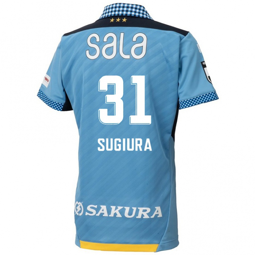 Kandiny Gyermek Rinnosuke Sugiura #31 Kék Fekete Hazai Jersey 2024/25 Mez Póló Ing