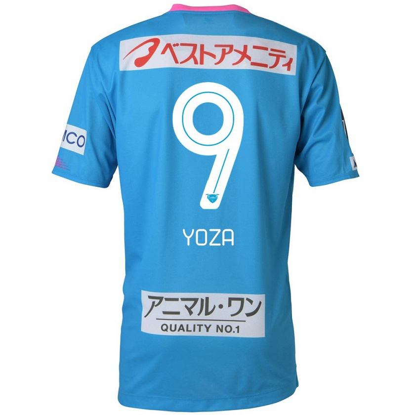 Kandiny Gyermek Tomomichi Yoza #9 Kék Rózsaszín Hazai Jersey 2024/25 Mez Póló Ing