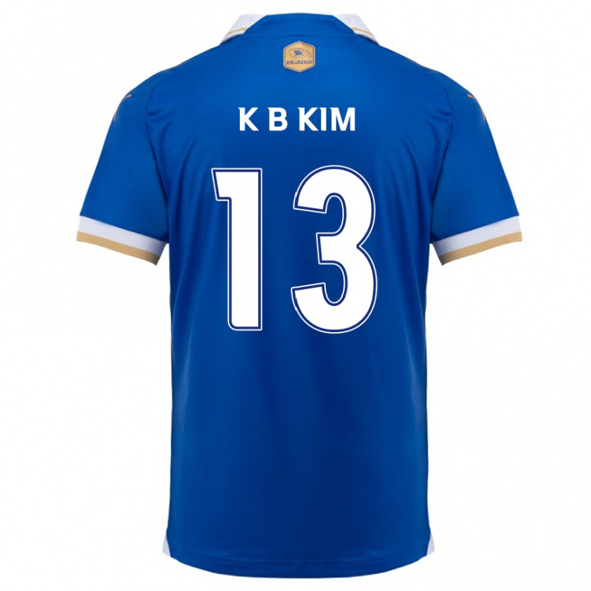 Kandiny Gyermek Bo-Kyung Kim #13 Kék Fehér Hazai Jersey 2024/25 Mez Póló Ing