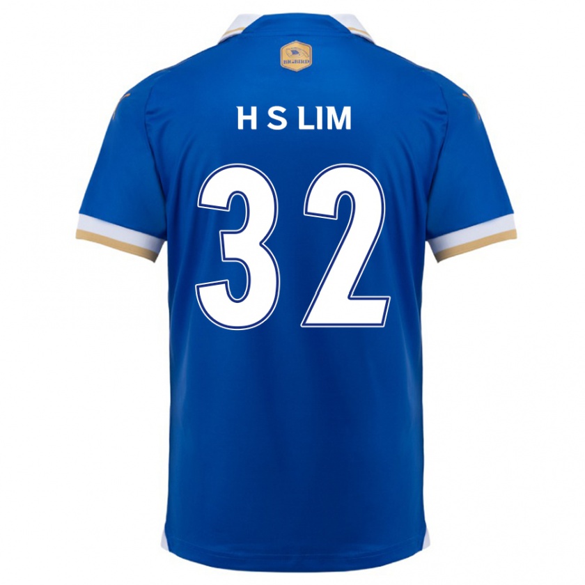 Kandiny Gyermek Seong-Hyeon Lim #32 Kék Fehér Hazai Jersey 2024/25 Mez Póló Ing