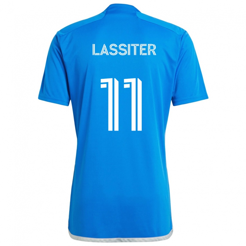 Kandiny Gyermek Ariel Lassiter #11 Kék Fehér Hazai Jersey 2024/25 Mez Póló Ing