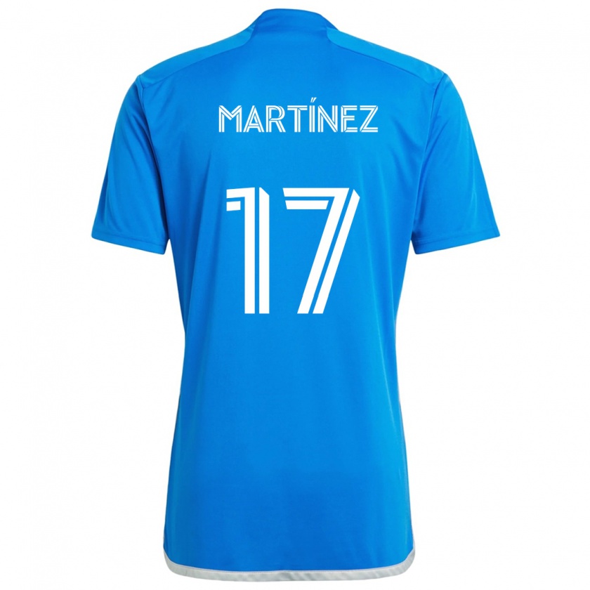 Kandiny Gyermek Josef Martínez #17 Kék Fehér Hazai Jersey 2024/25 Mez Póló Ing