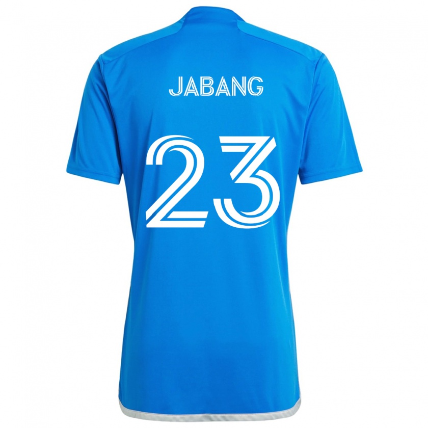 Kandiny Gyermek Ousman Jabang #23 Kék Fehér Hazai Jersey 2024/25 Mez Póló Ing