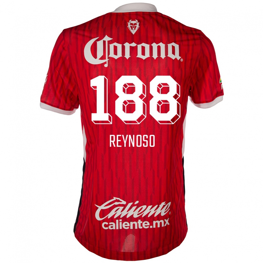 Kandiny Gyermek Daniel Reynoso #188 Piros Fehér Hazai Jersey 2024/25 Mez Póló Ing