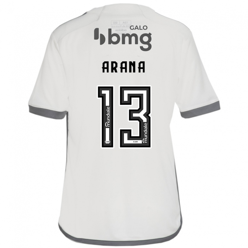 Kandiny Gyermek Guilherme Arana #13 Törtfehér Idegenbeli Jersey 2024/25 Mez Póló Ing