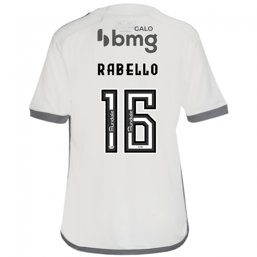 Kandiny Gyermek Igor Rabello #16 Törtfehér Idegenbeli Jersey 2024/25 Mez Póló Ing