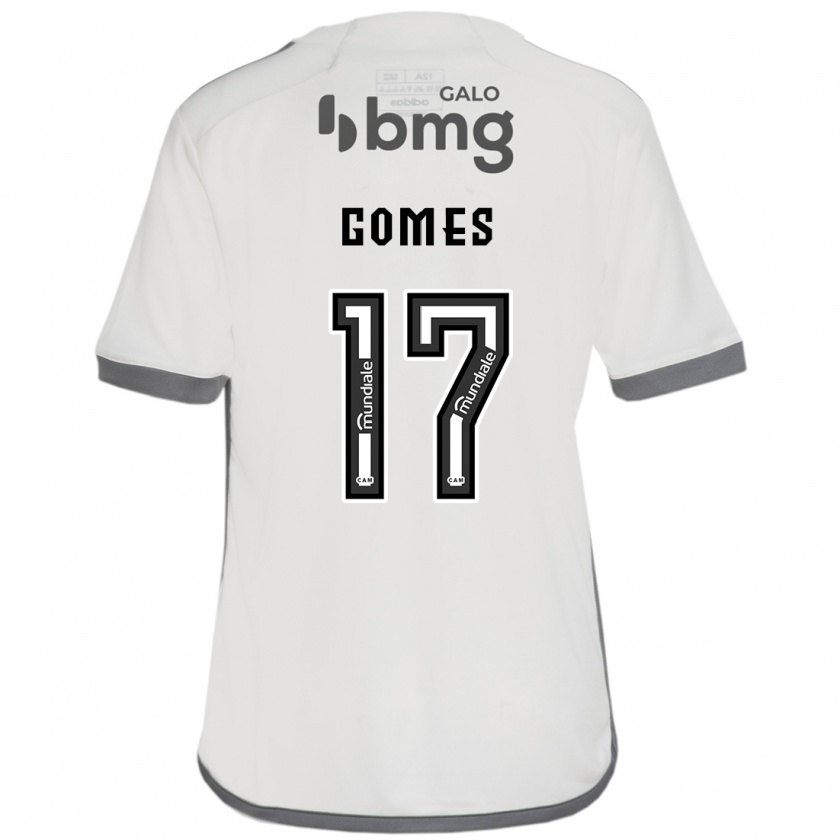 Kandiny Gyermek Igor Gomes #17 Törtfehér Idegenbeli Jersey 2024/25 Mez Póló Ing