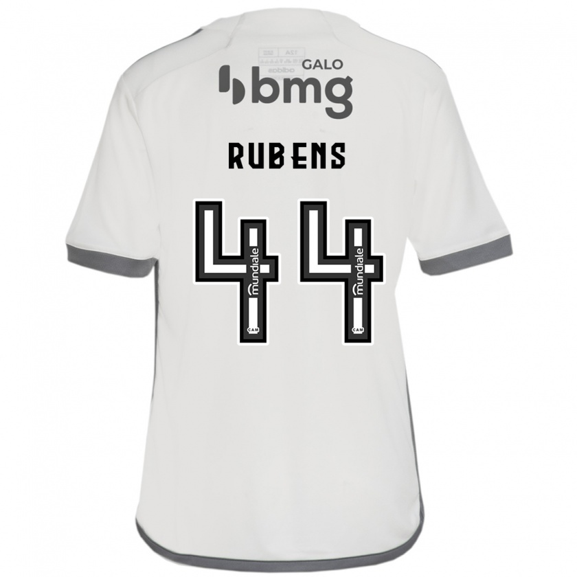 Kandiny Gyermek Rubens #44 Törtfehér Idegenbeli Jersey 2024/25 Mez Póló Ing