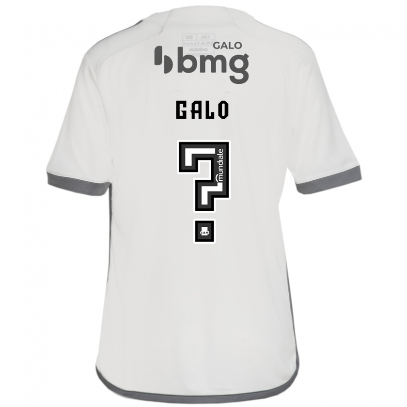 Kandiny Gyermek Diego Galo #0 Törtfehér Idegenbeli Jersey 2024/25 Mez Póló Ing