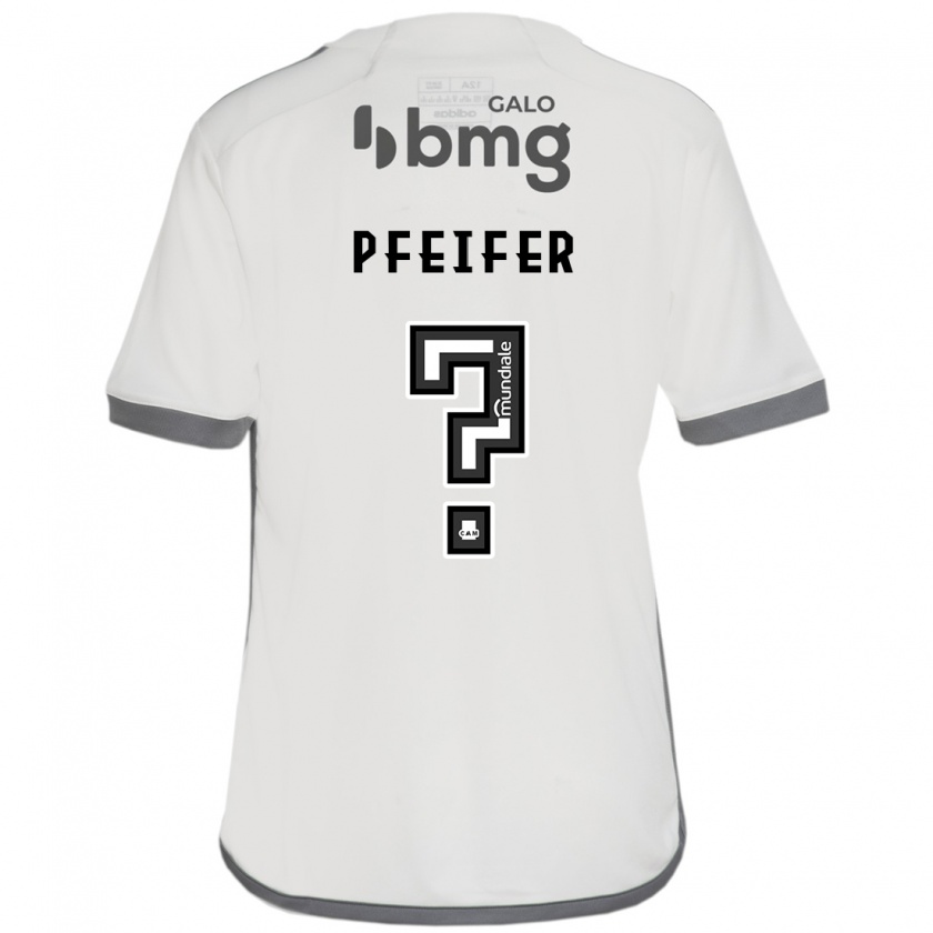 Kandiny Gyermek Gabriel Pfeifer #0 Törtfehér Idegenbeli Jersey 2024/25 Mez Póló Ing