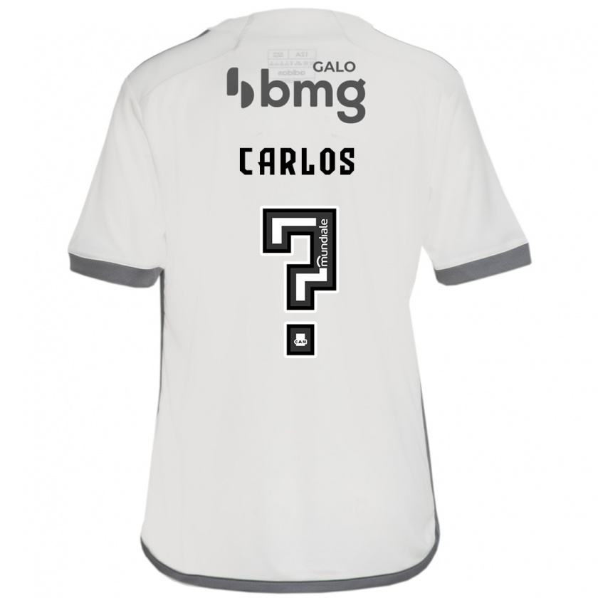 Kandiny Gyermek Luiz Carlos #0 Törtfehér Idegenbeli Jersey 2024/25 Mez Póló Ing