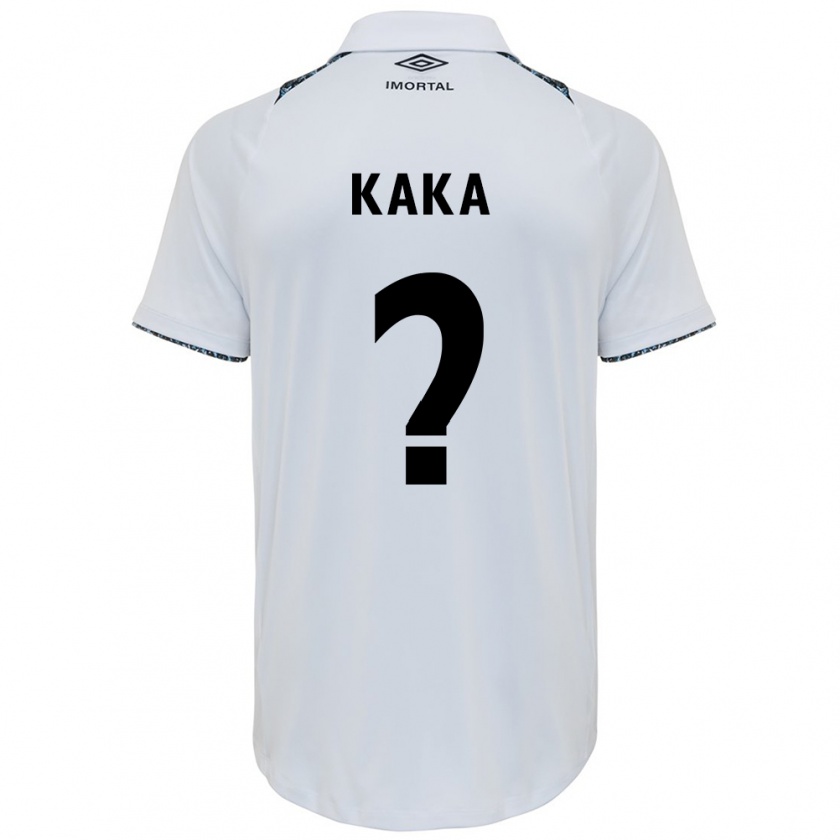 Kandiny Gyermek Kaká #0 Fehér Kék Idegenbeli Jersey 2024/25 Mez Póló Ing