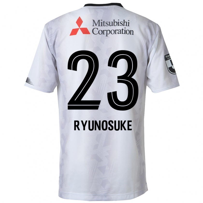 Kandiny Gyermek Ryunosuke Sato #23 Fehér Fekete Idegenbeli Jersey 2024/25 Mez Póló Ing