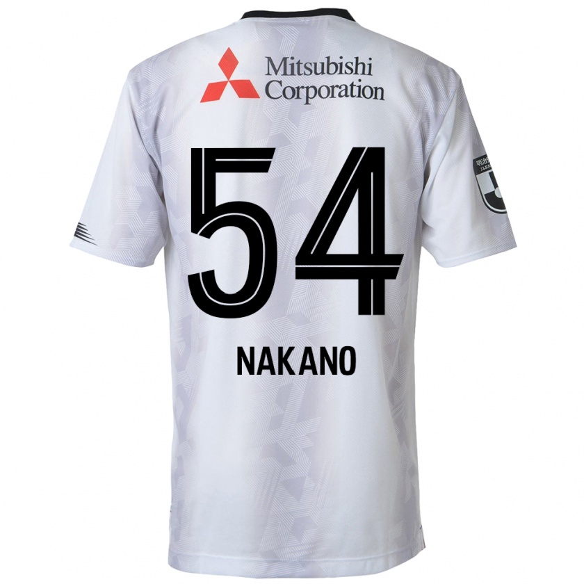 Kandiny Gyermek Yui Nakano #54 Fehér Fekete Idegenbeli Jersey 2024/25 Mez Póló Ing